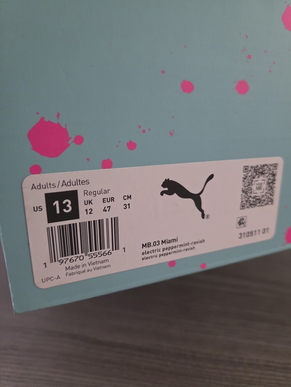 Puma LaMelo Ball MB.03 Miami Basketball Shoe Sneaker 310511 01 - Picture 10 of 10